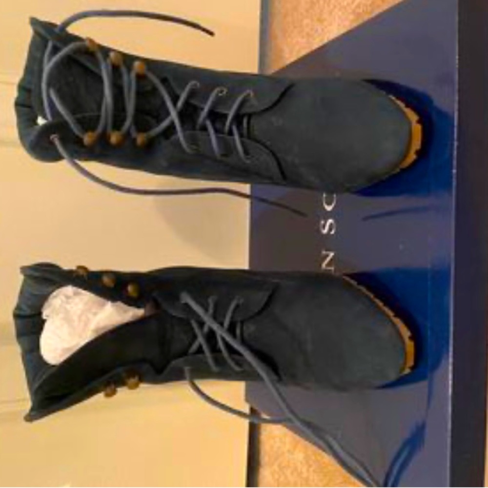 Sexy Lace up (above the ankle) suede boots